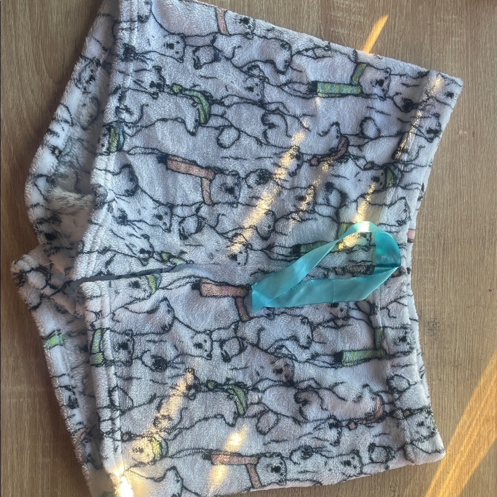Cynthia Rowley Polar Bear Fleece Shorts